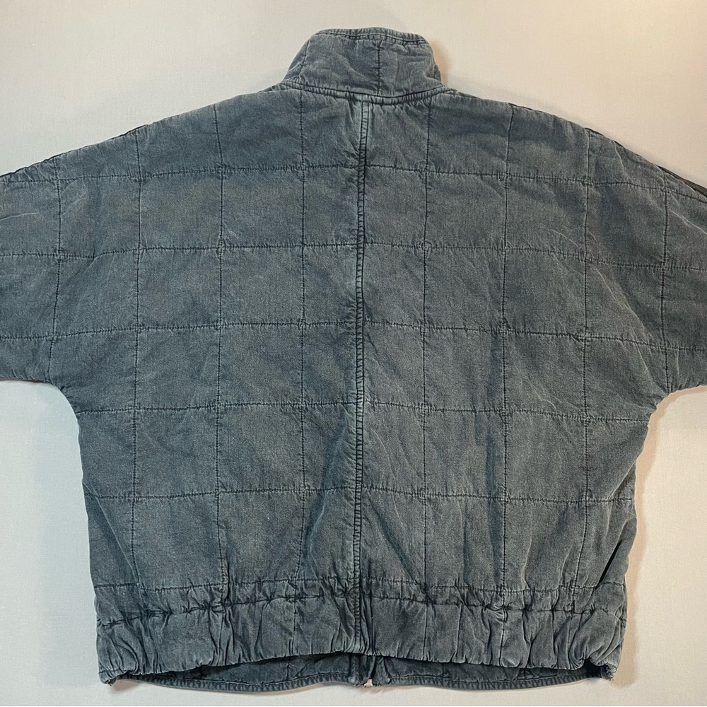 EXCELLENT Free People Black Dolman Quilted Bomber Jacket - Picture 12 of 16